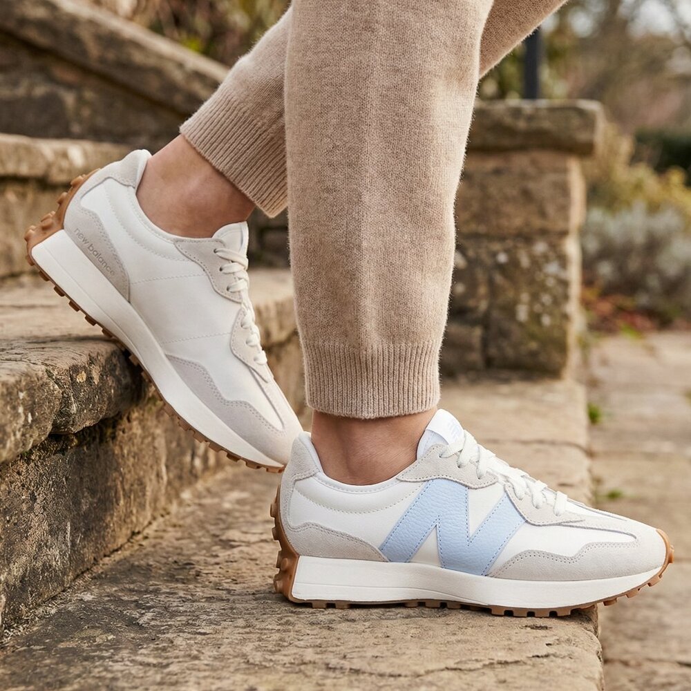 New Balance 327 Womens Casual Sneakers Shoes Moonbeam with Ice size 11